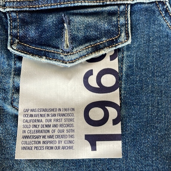 Gap Japanese Salvedge Denim Western Jacket NWT - Picture 3 of 13